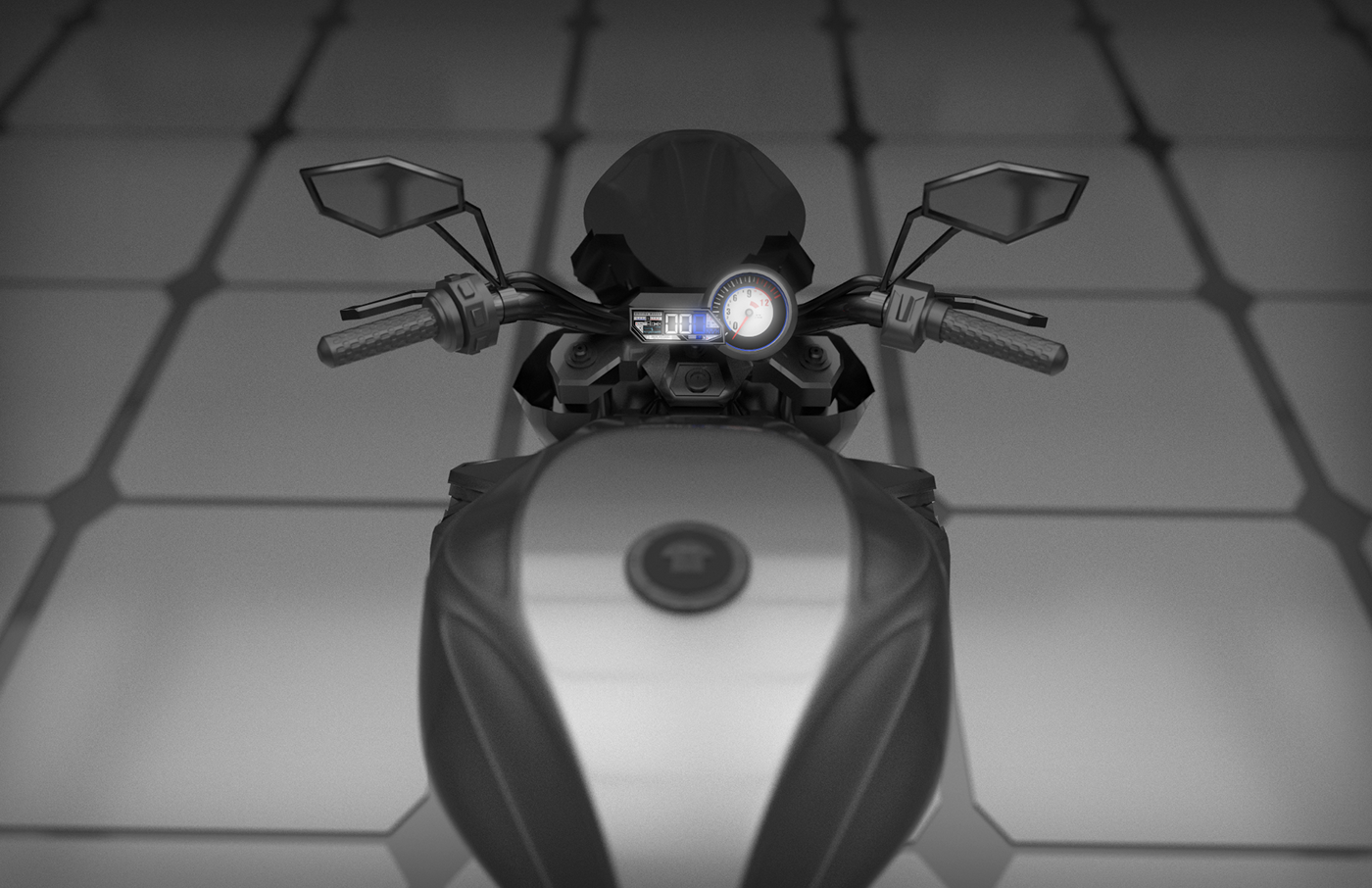 industrial design，science and technology，conceptual design，motorcycle，design sketch，