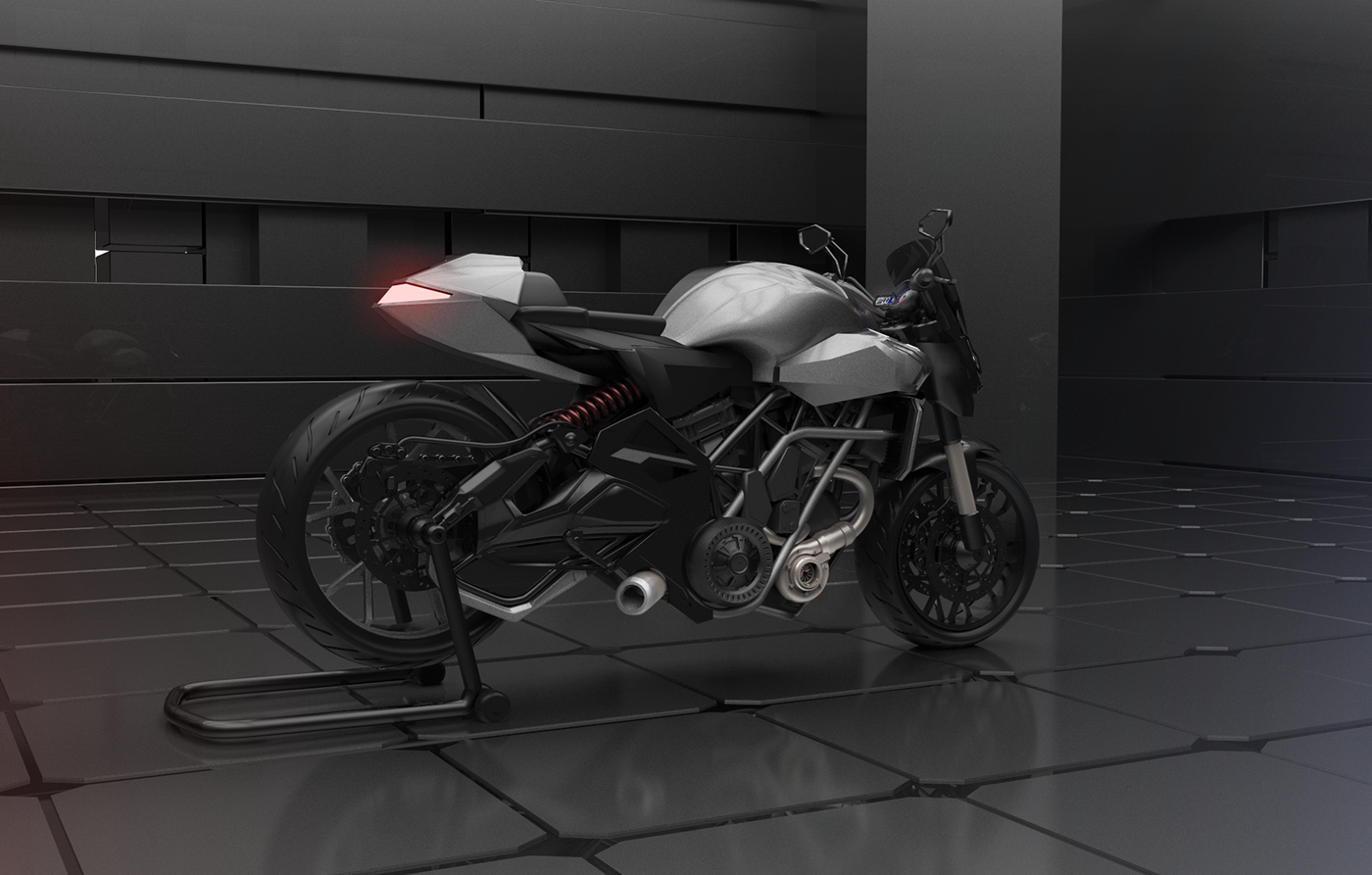 industrial design，science and technology，conceptual design，motorcycle，design sketch，