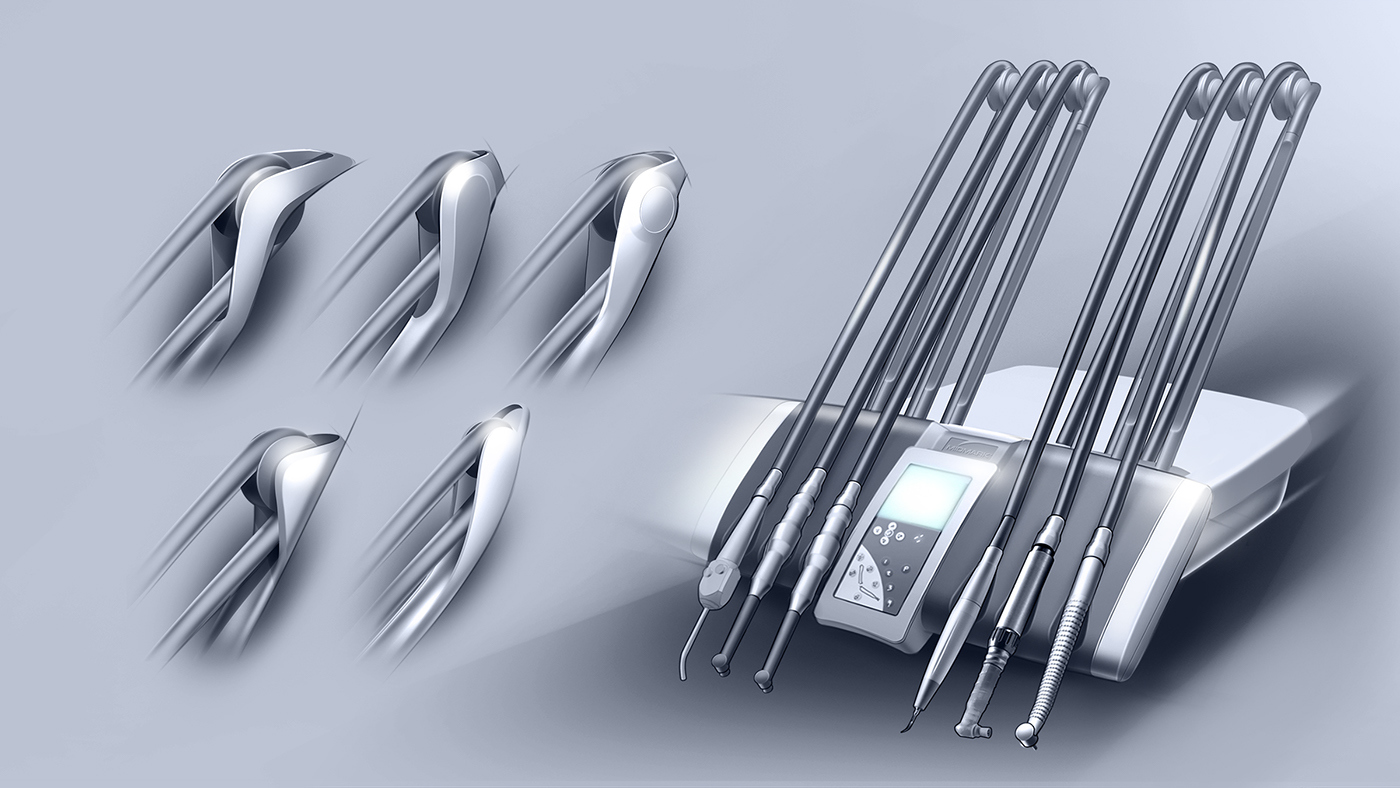 medical care，Stomatology Department，european style ，Barrier free design，Ergonomic，