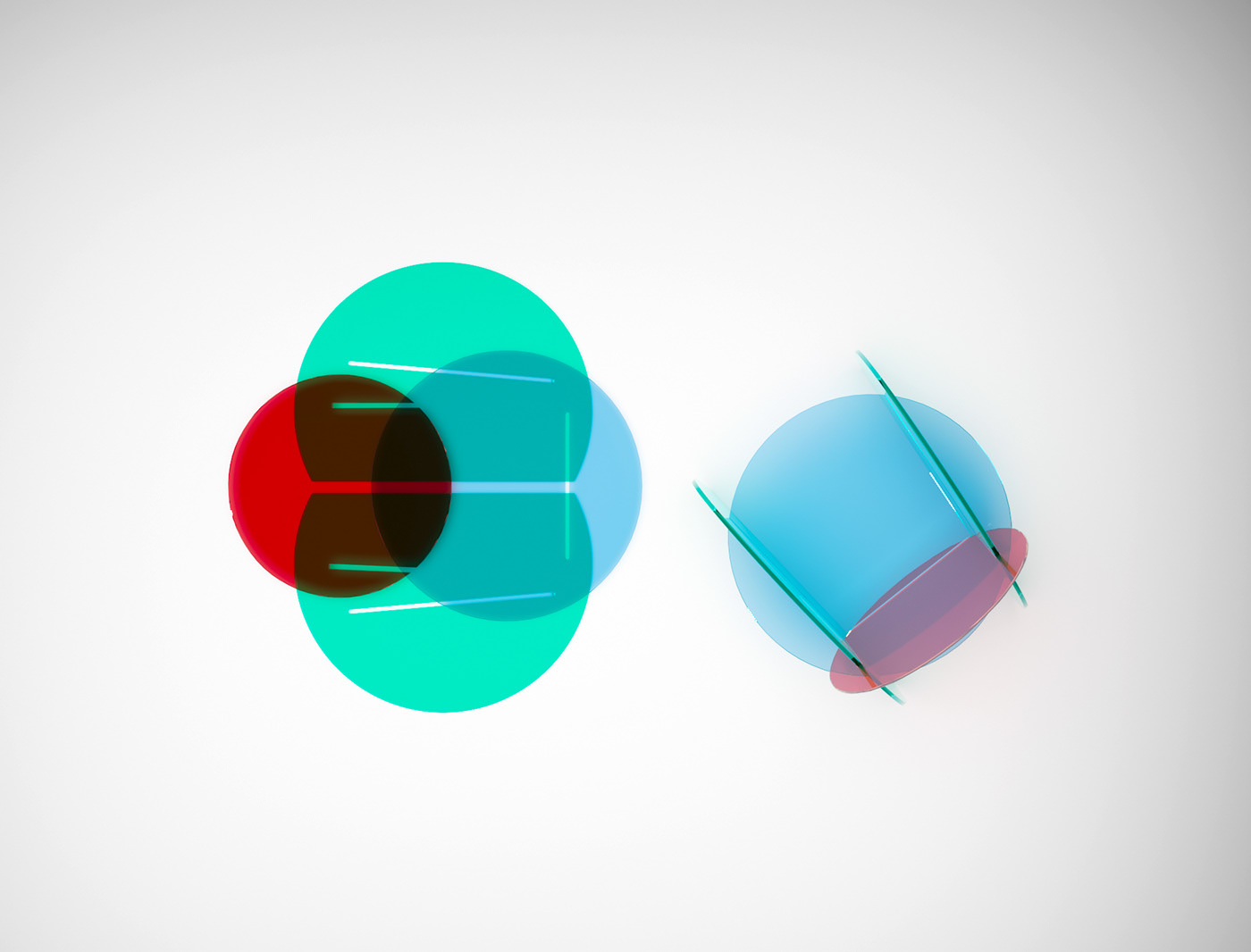 chair，transparent，geometry，