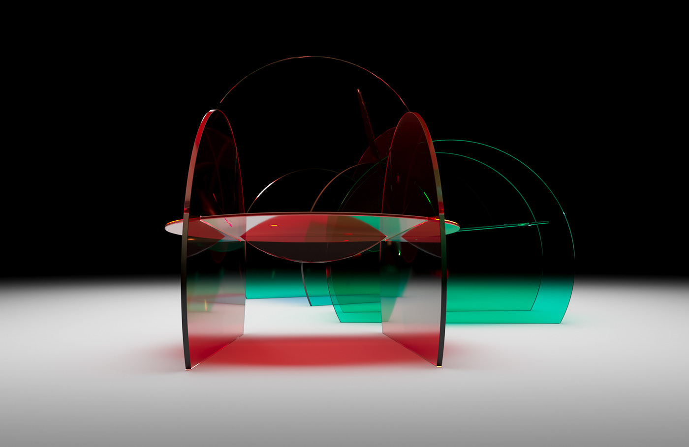 chair，transparent，geometry，