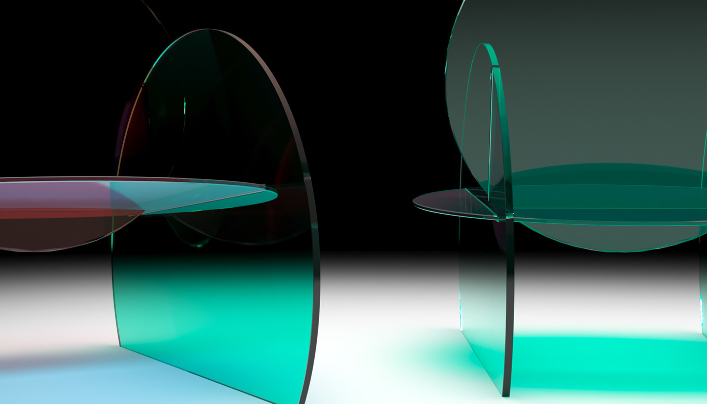 chair，transparent，geometry，