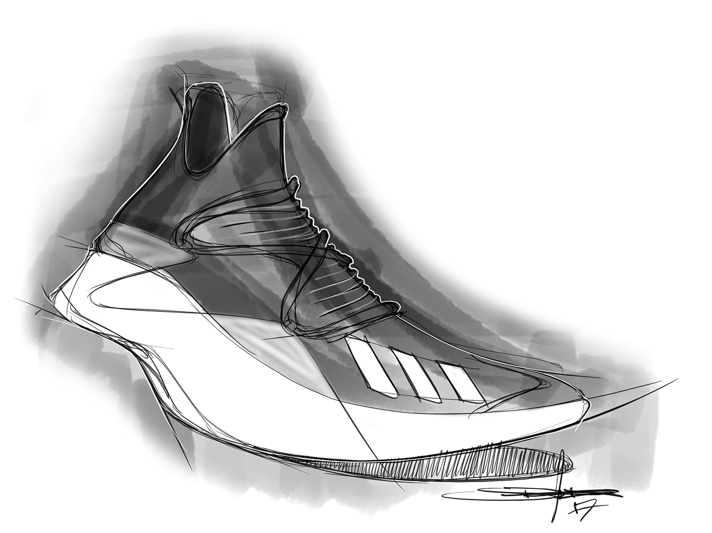 fashion，conceptual design，adidas，Adidas，Basketball shoes，Outdoor sports，