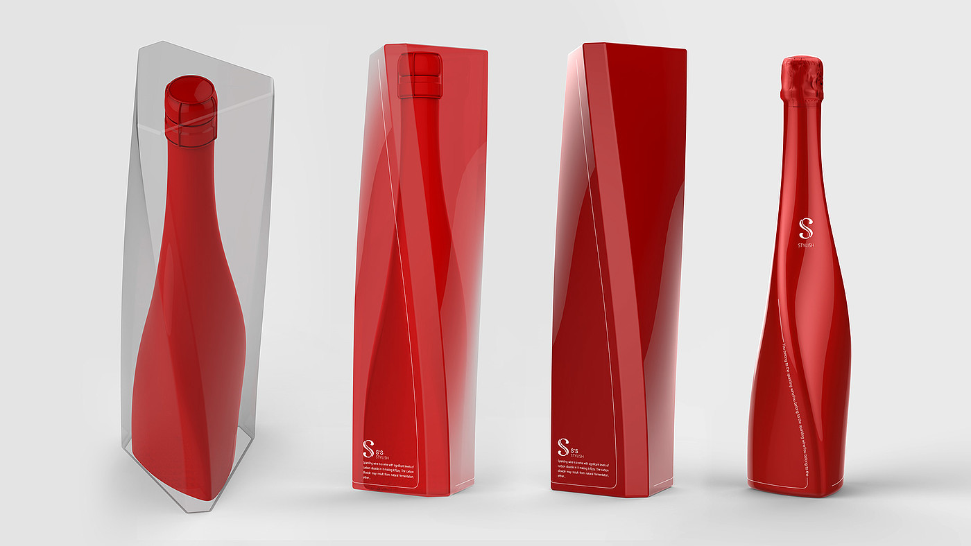Alcohol，packing，Container design，