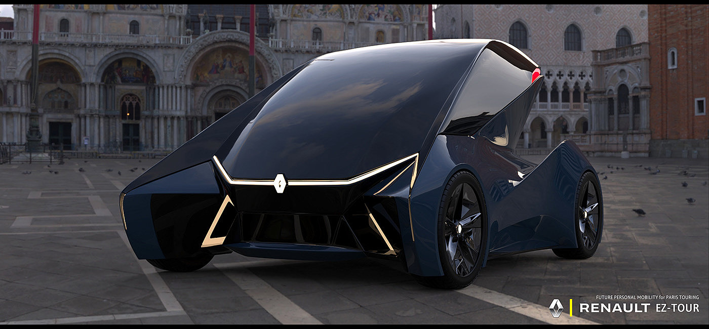 automobile，Hand drawn，Sense of future，black，