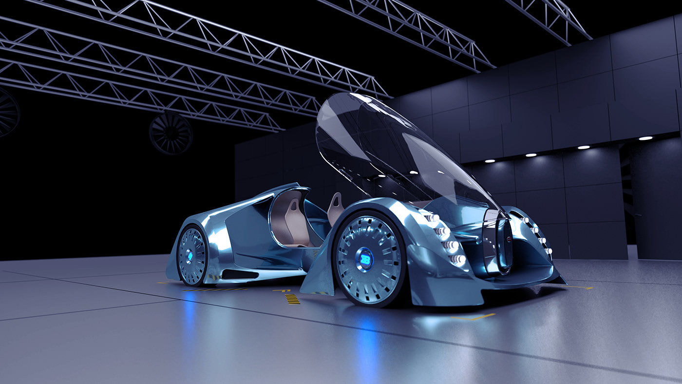 Sports car，conceptual design，luxury，Bugatti，