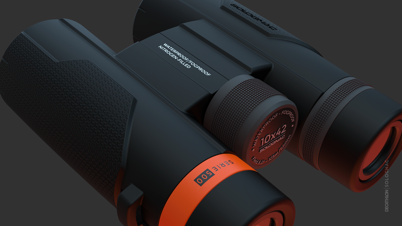 telescope，Double barrel，black，Portable，