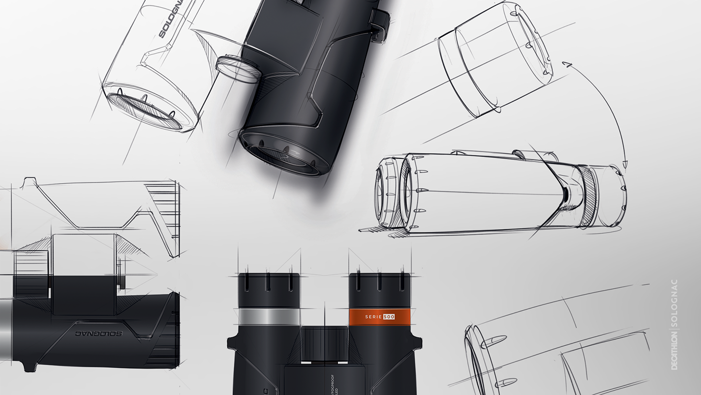 telescope，Double barrel，black，Portable，