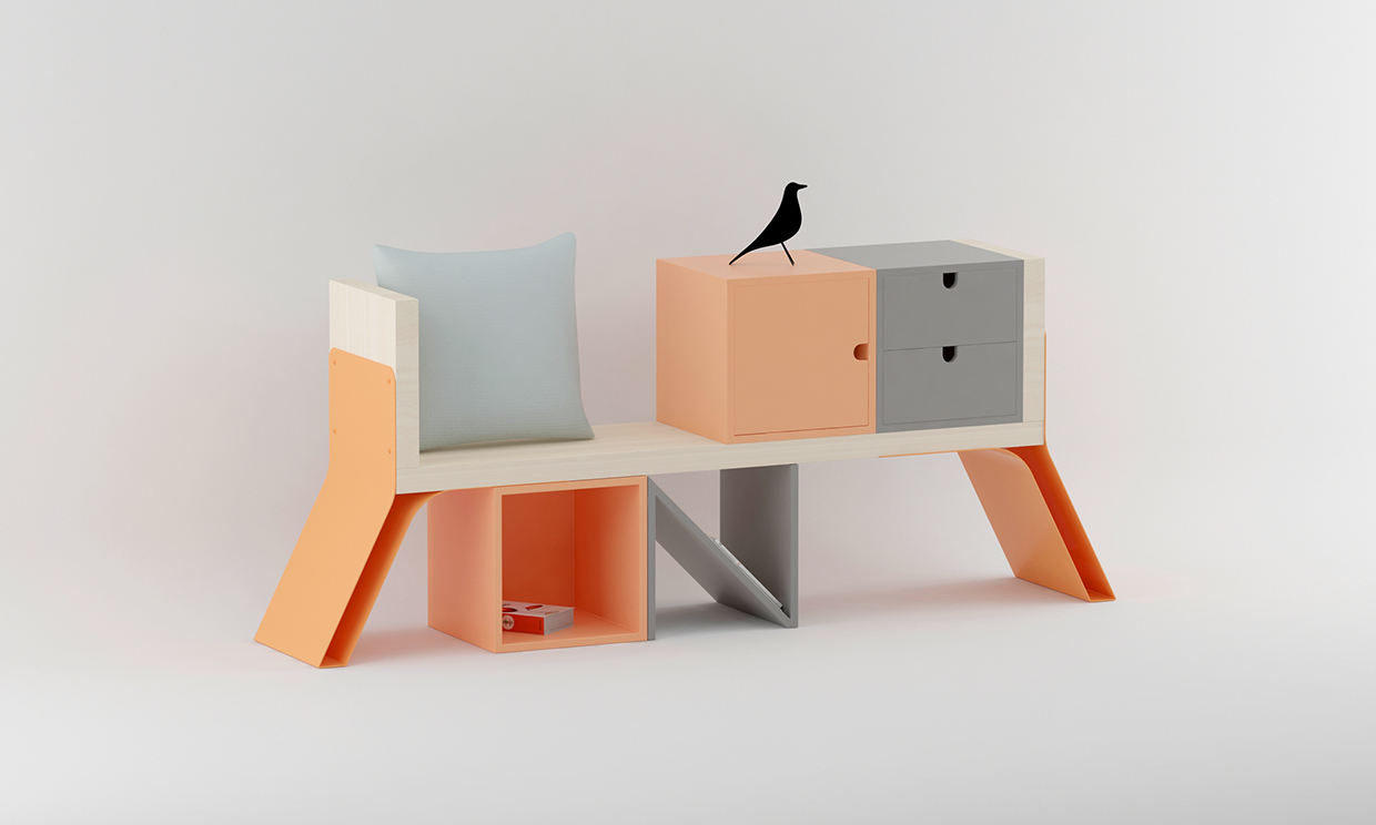 Home Furnishing，cabinet，Receive，product design，industrial design，