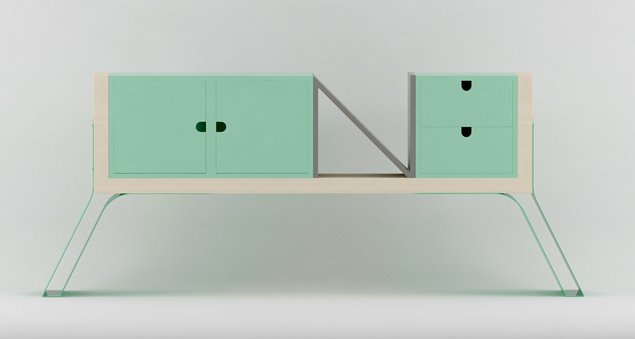 Home Furnishing，cabinet，Receive，product design，industrial design，