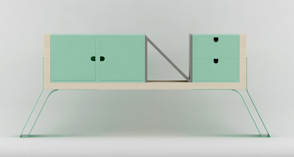 Home Furnishing，cabinet，Receive，product design，industrial design，