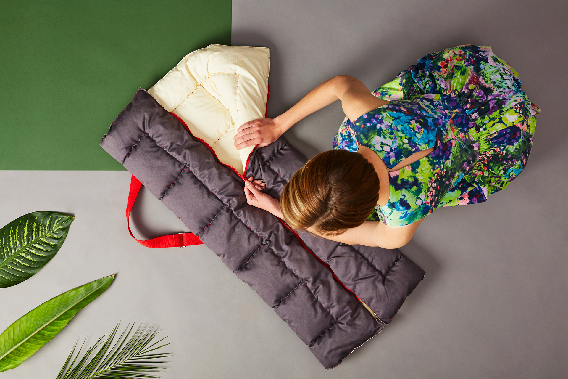 knapsack，carpet，quilt，