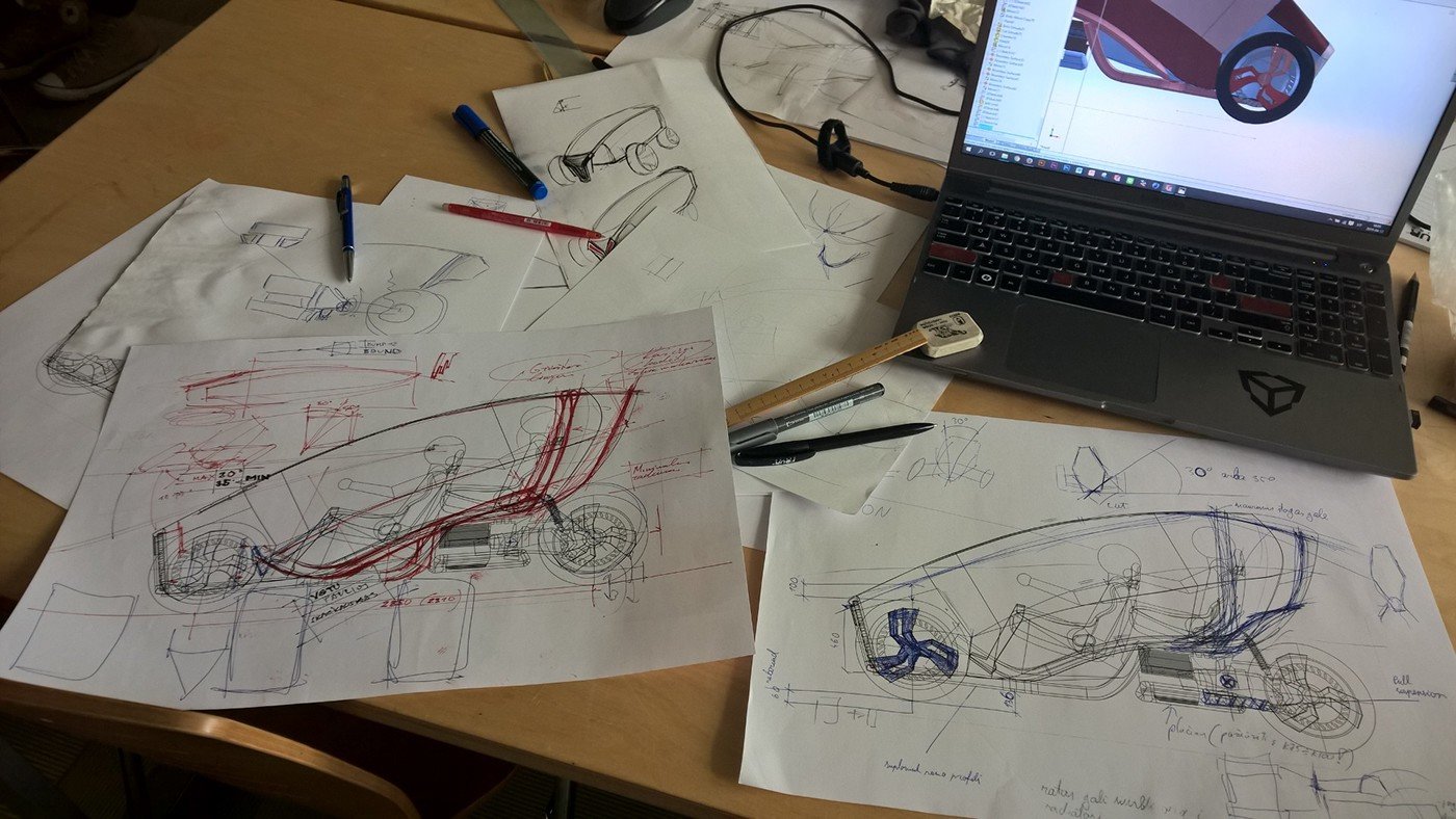 industrial design，Scientific and technological intelligence，Tricycle design，Creative and novel，Concept Car，