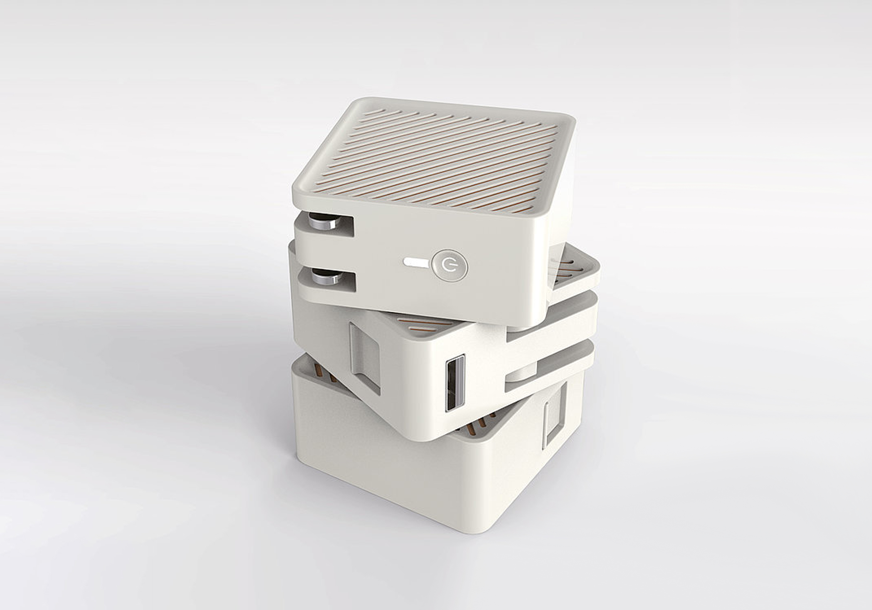 2019 red dot design concept award，SoundPlug，Bluetooth speaker，