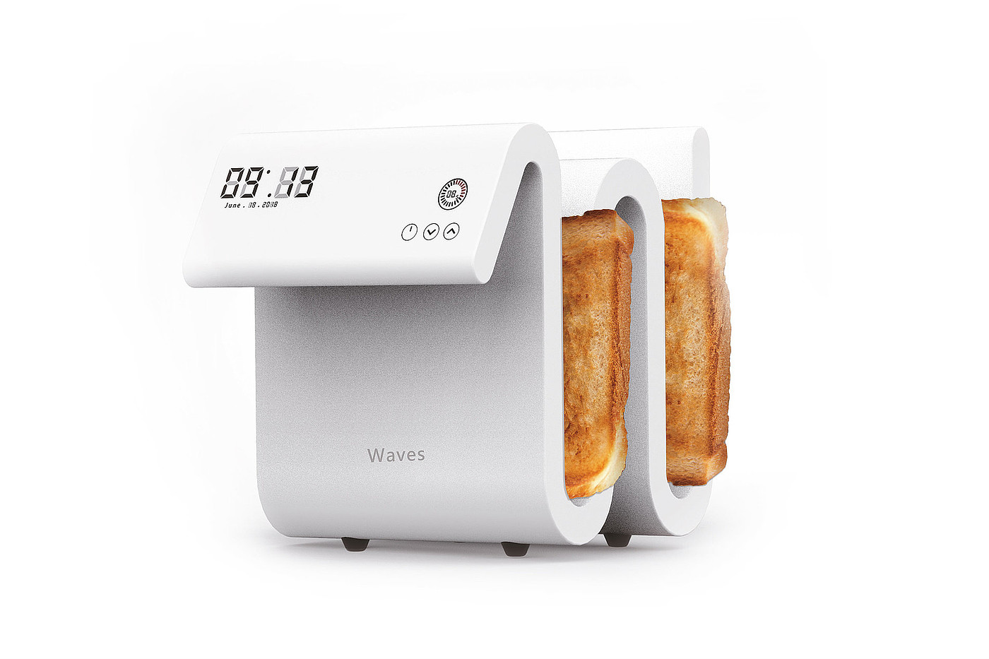 toaster，Waves，2019 red dot design concept award，