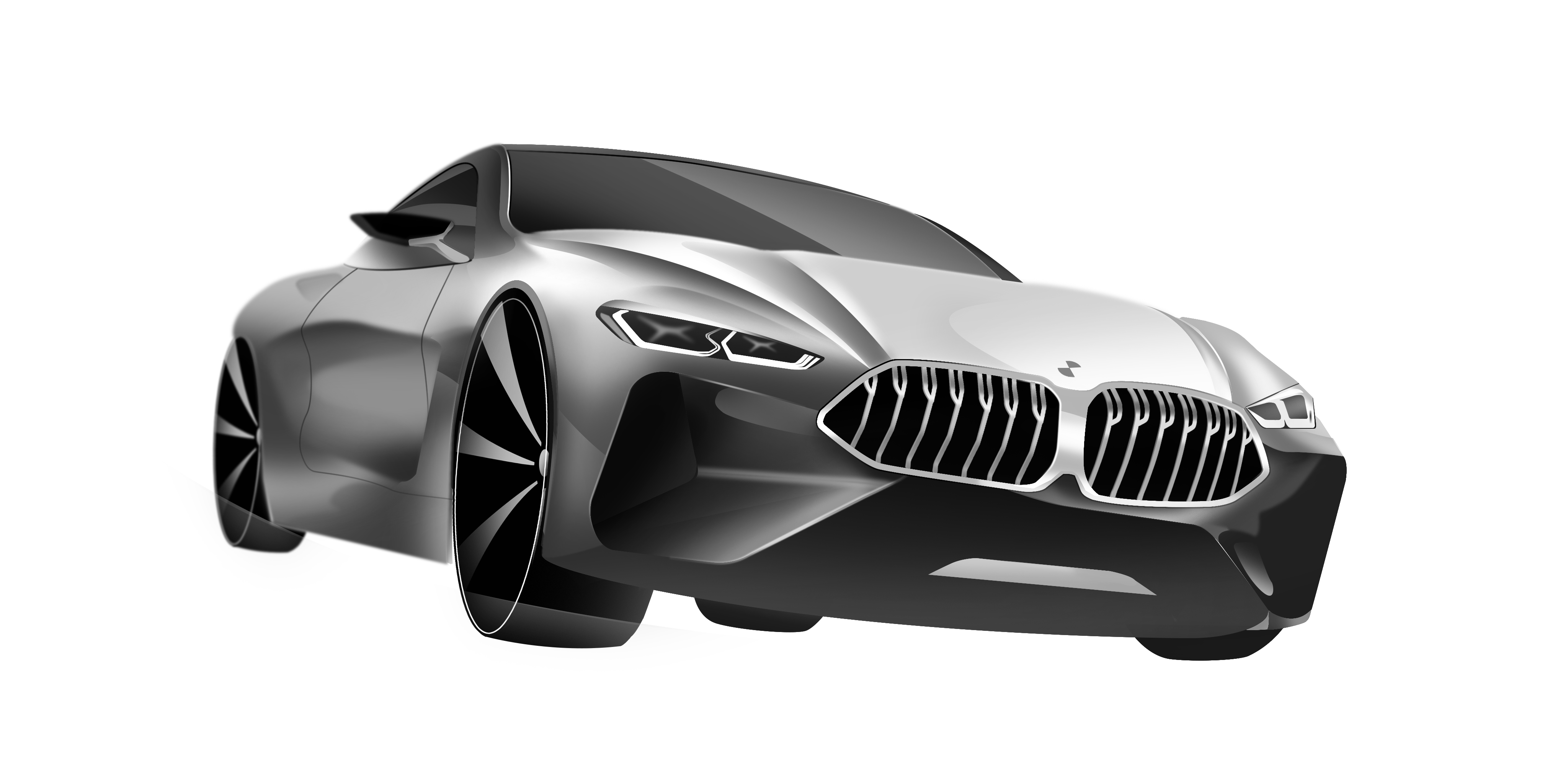 PS, 2D renderings, vehicles，
