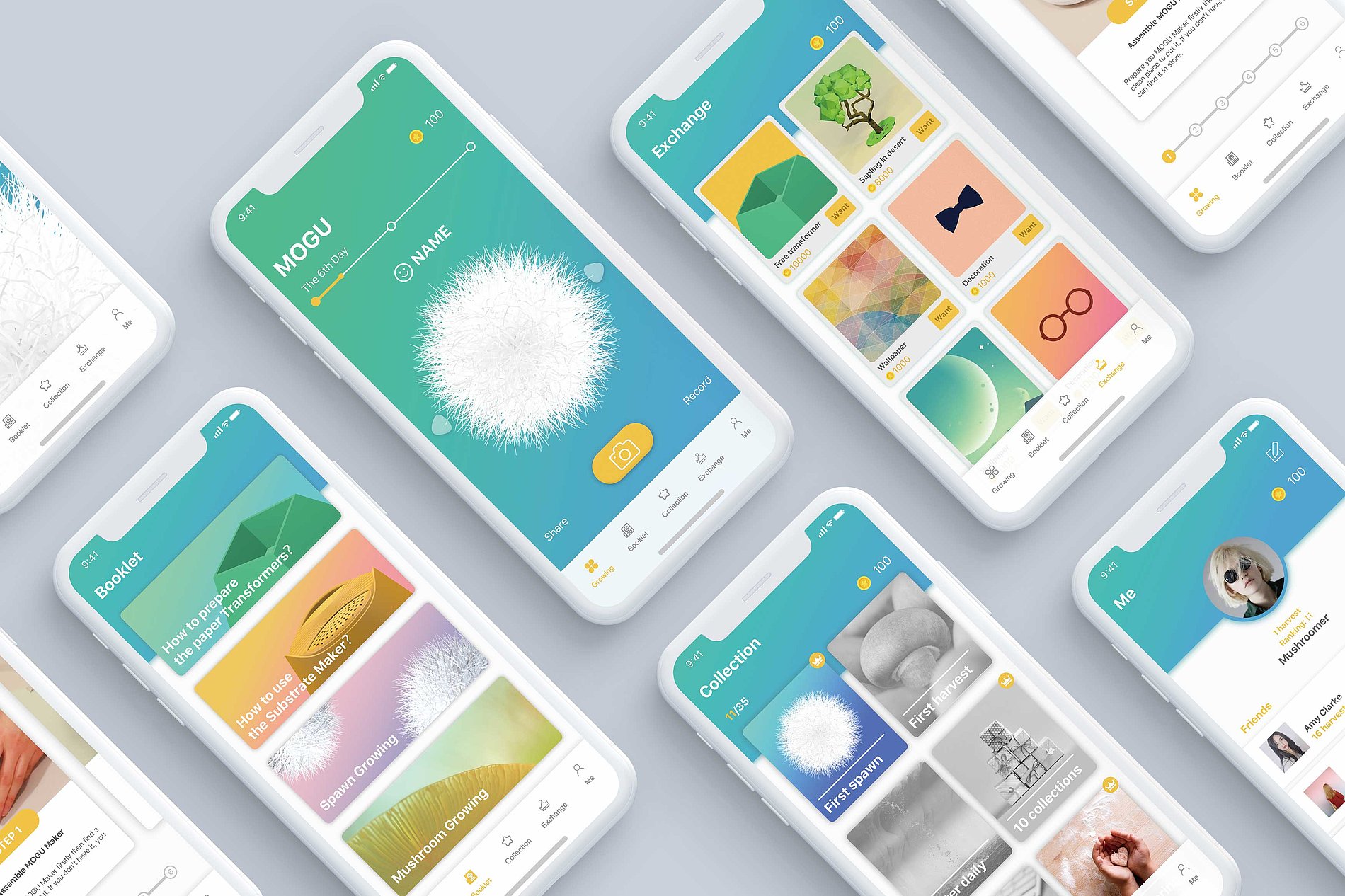 2019 red dot design concept award，MOGU，Waste paper mushroom，