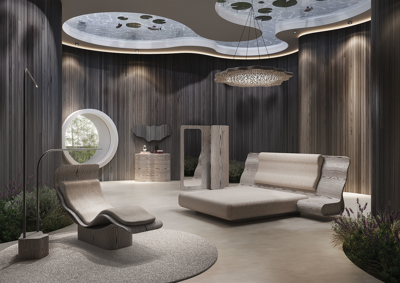 Ross Lovegrove，Natuzzi Italy，Bedroom series，2019 red dot design concept award，