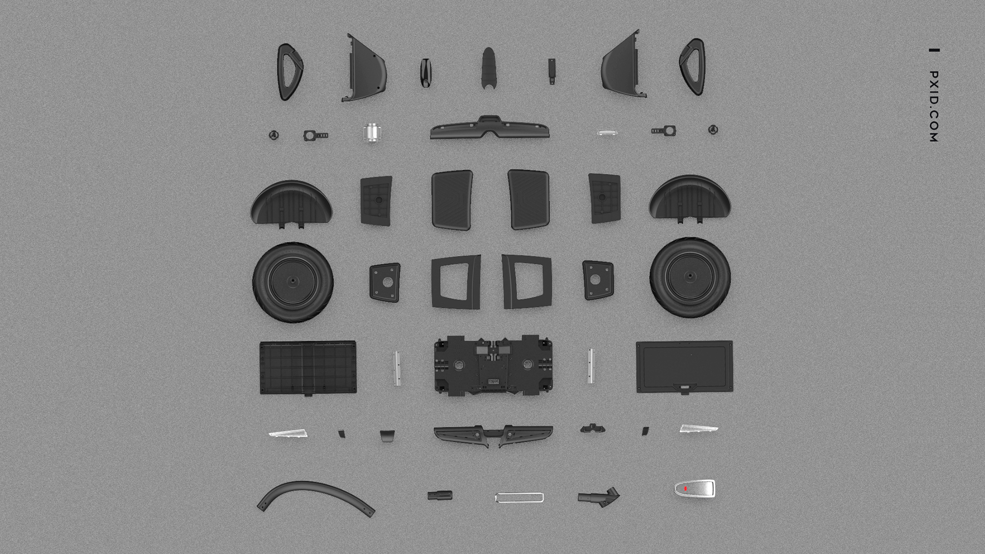 Balance car design，Scooter design，Design of electric scooter，Electric vehicle design，