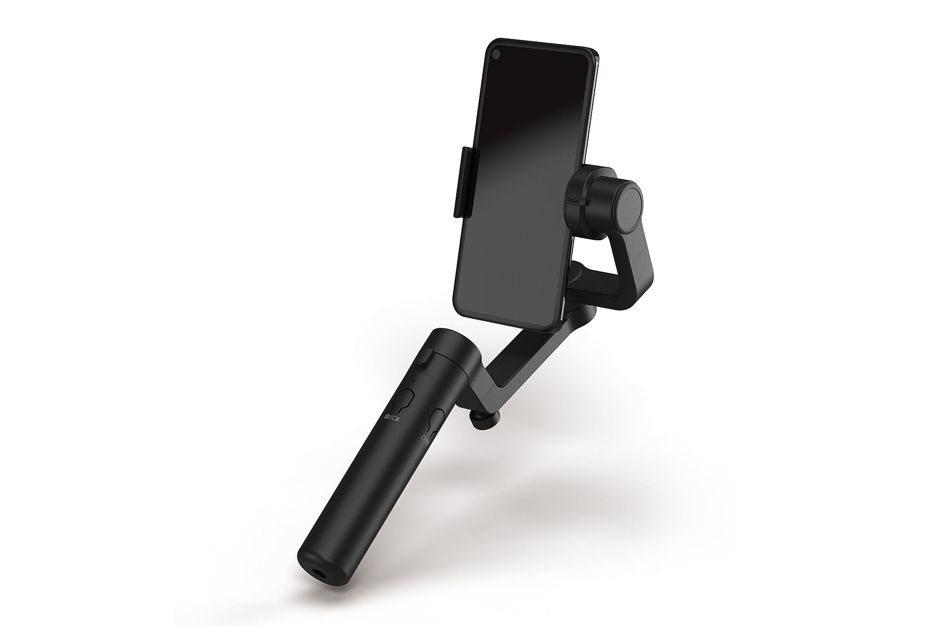 2019 red dot design concept award，Three axis handheld smartphone frame，Smartphone，GIMBAL，Stabilized Handheld，Vlogpocket 3-Axis，