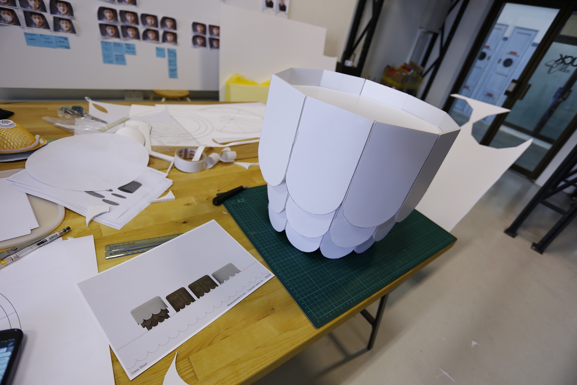 Home Furnishing，stool，Simplicity，Easy storage，product design，