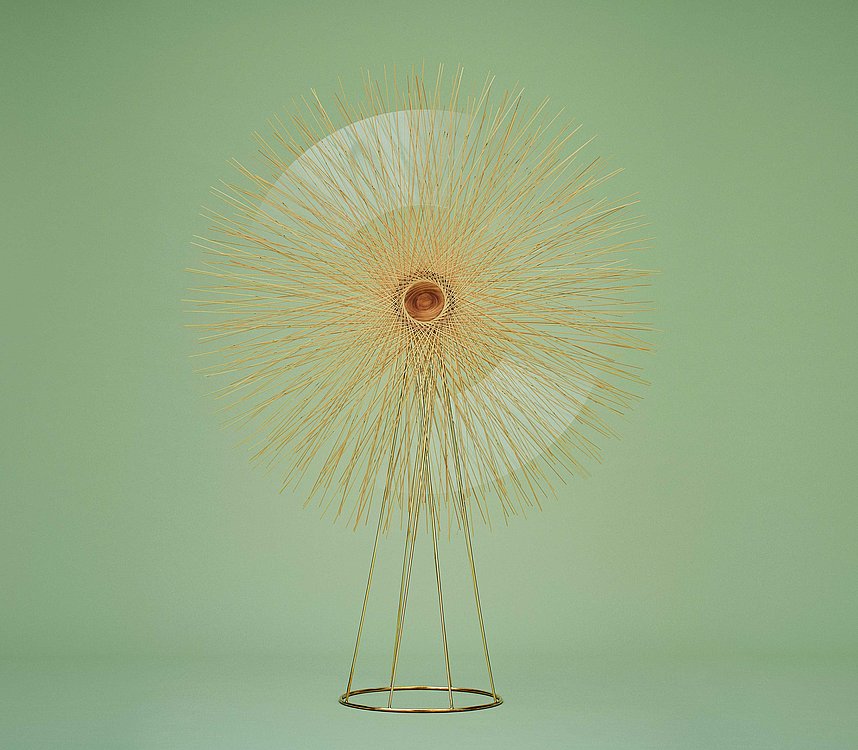 2019 red dot design concept award，I'm Gu，Floor mounted fan，