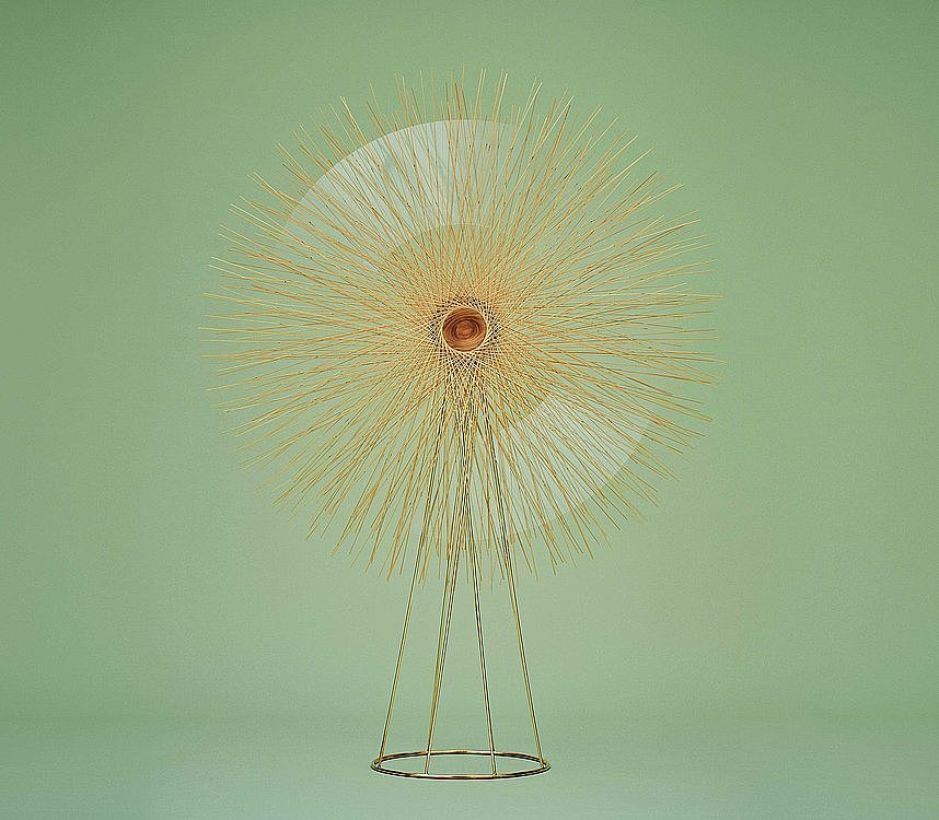 2019 red dot design concept award，I'm Gu，Floor mounted fan，