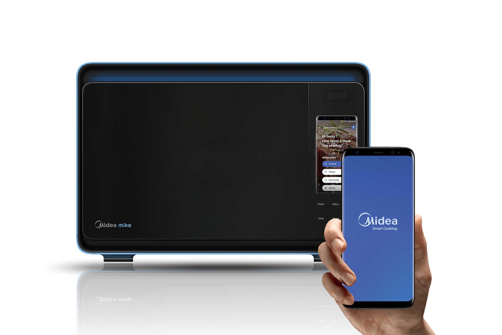 2019 red dot design concept award，Beautiful，Oven，Smart Microwave，Microwave Oven，