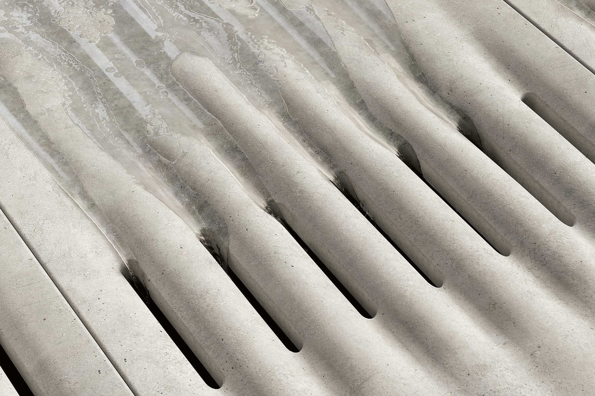 2019 red dot design concept award，Urban water system，drainage system，Glass concrete，