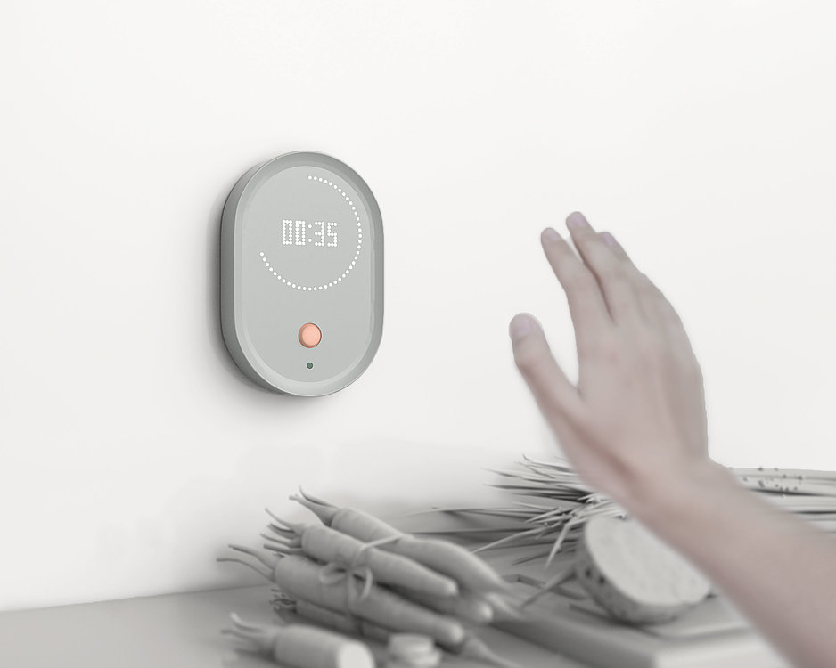 2019 red dot design concept award，No touch，timer，kitchen，
