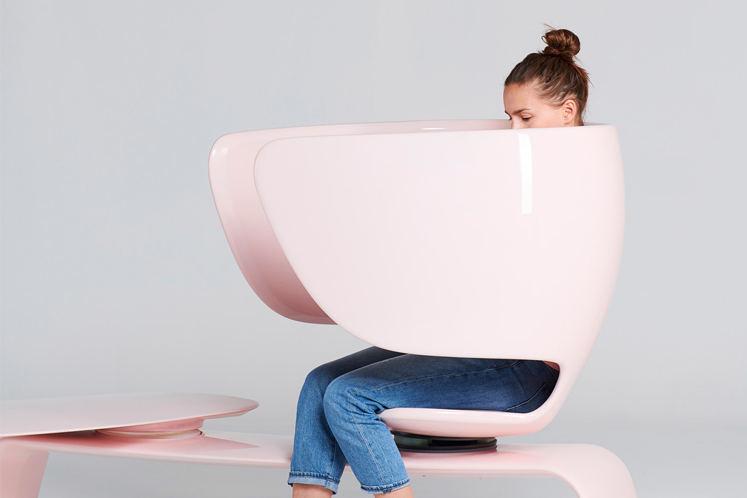 2019 red dot design concept award，lactation，chair，public place，