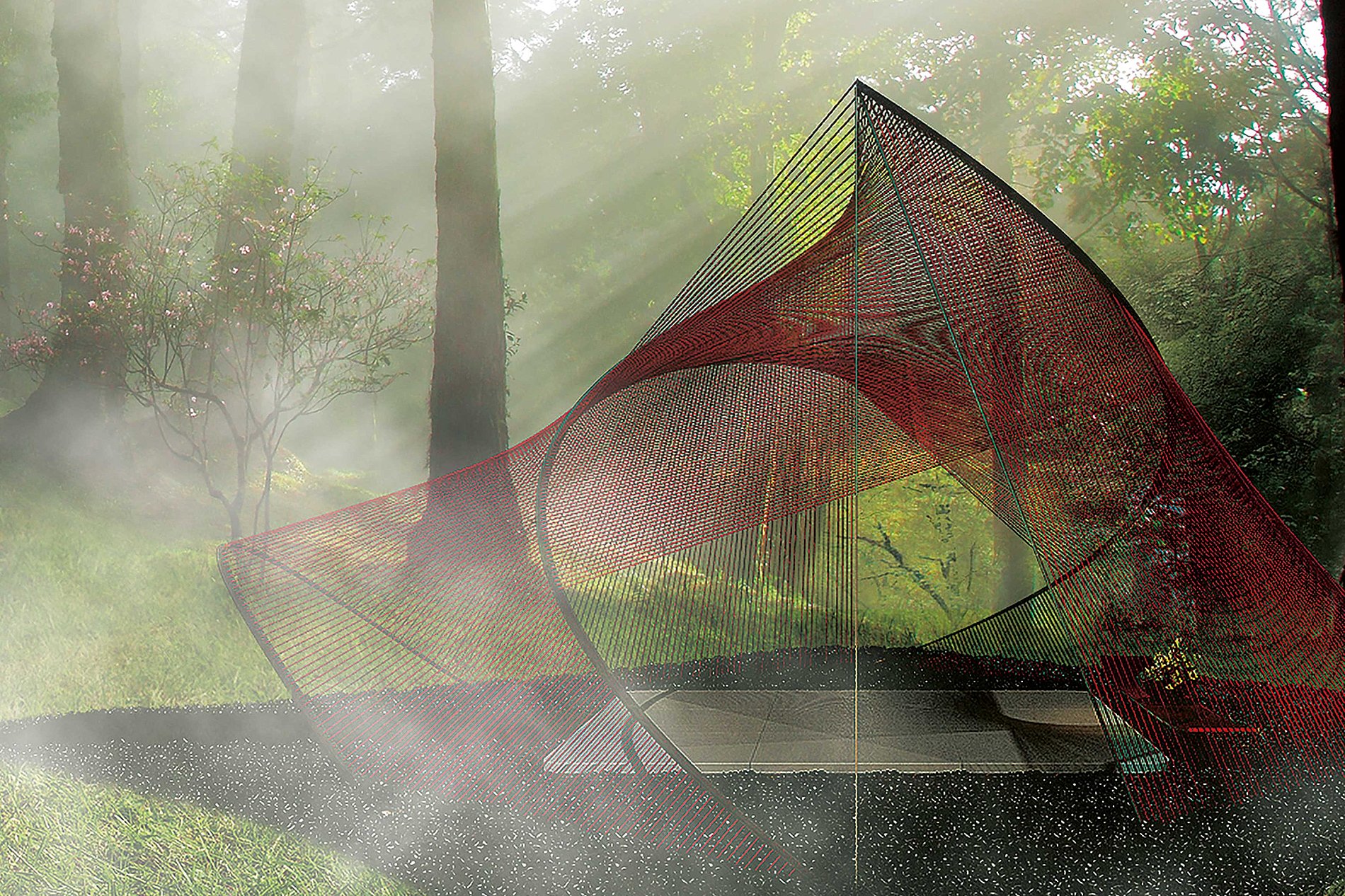#3MM#RED#FIBER，teahouse，2019 red dot design concept award，