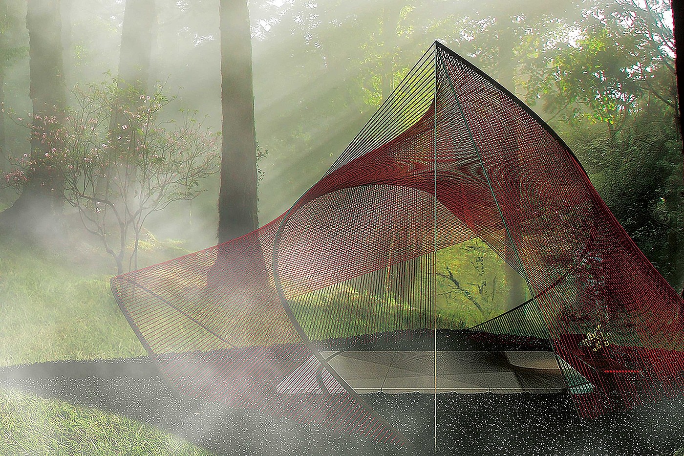 #3MM#RED#FIBER，teahouse，2019 red dot design concept award，