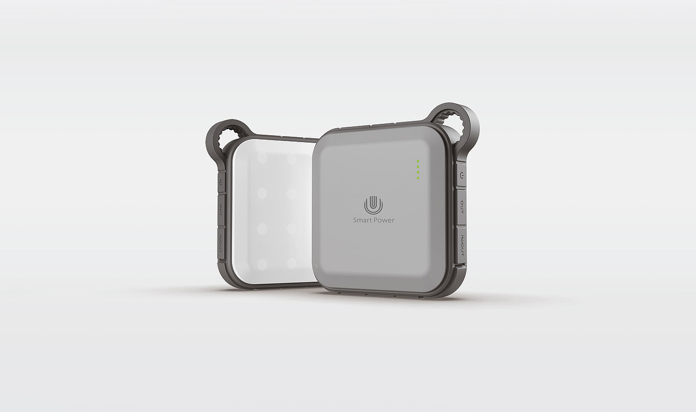 Portable camping lamp，Portable Camping，Light Power Bank，2019 red dot design concept award，