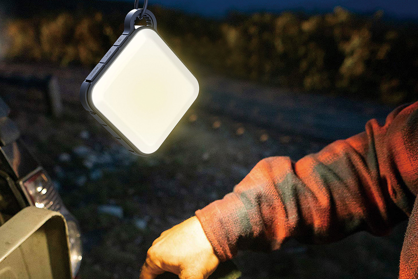 Portable camping lamp，Portable Camping，Light Power Bank，2019 red dot design concept award，