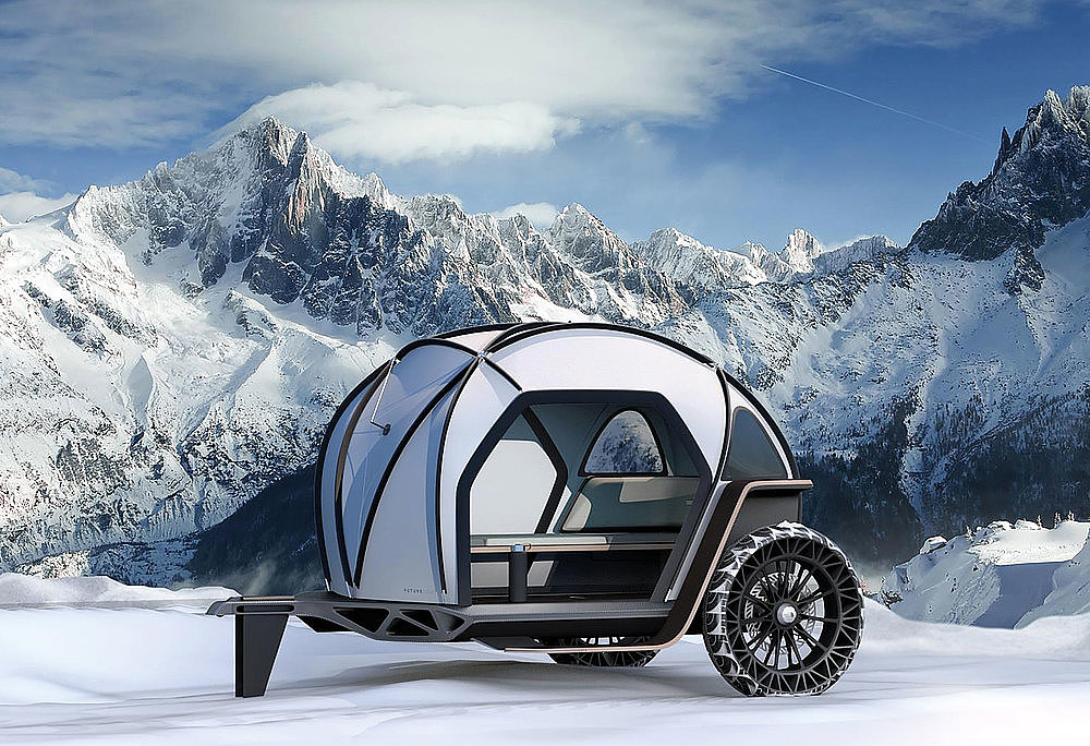 2019 red dot design concept award，Futurelight Camper，