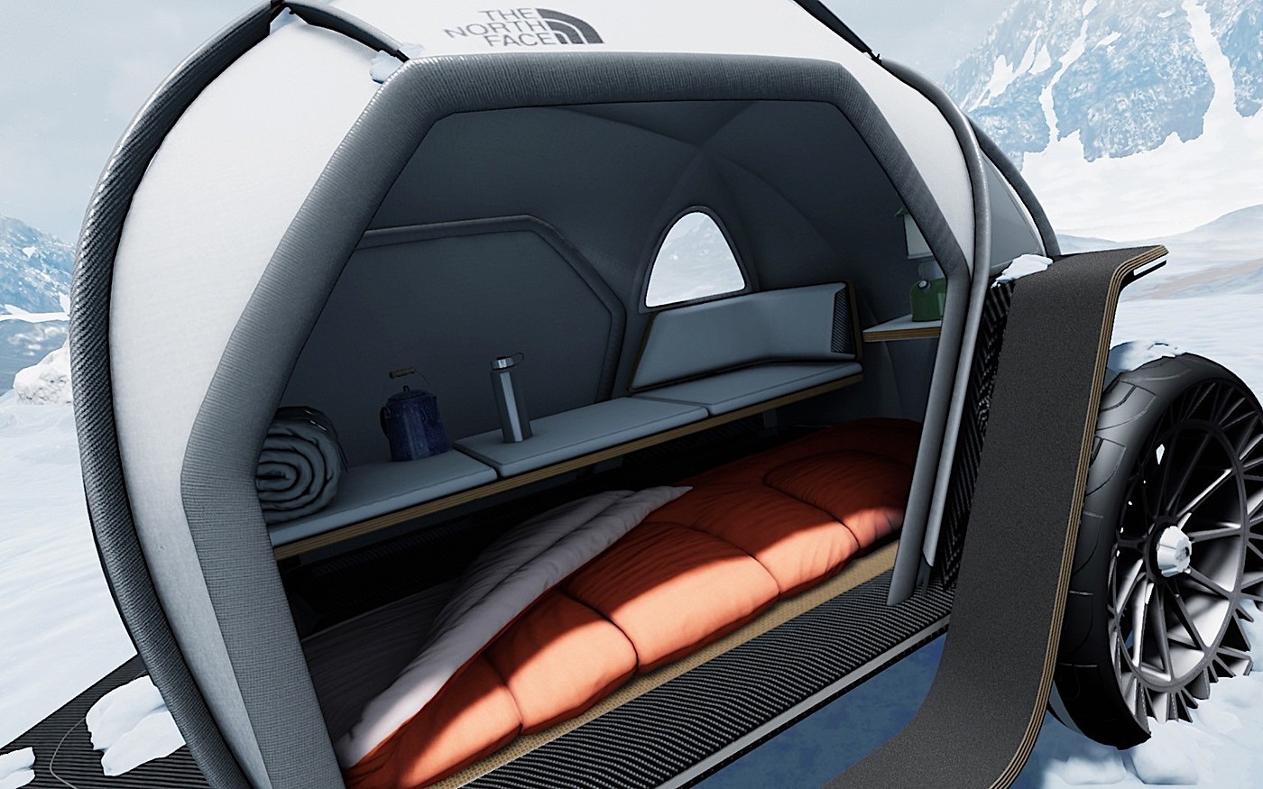 2019 red dot design concept award，Futurelight Camper，