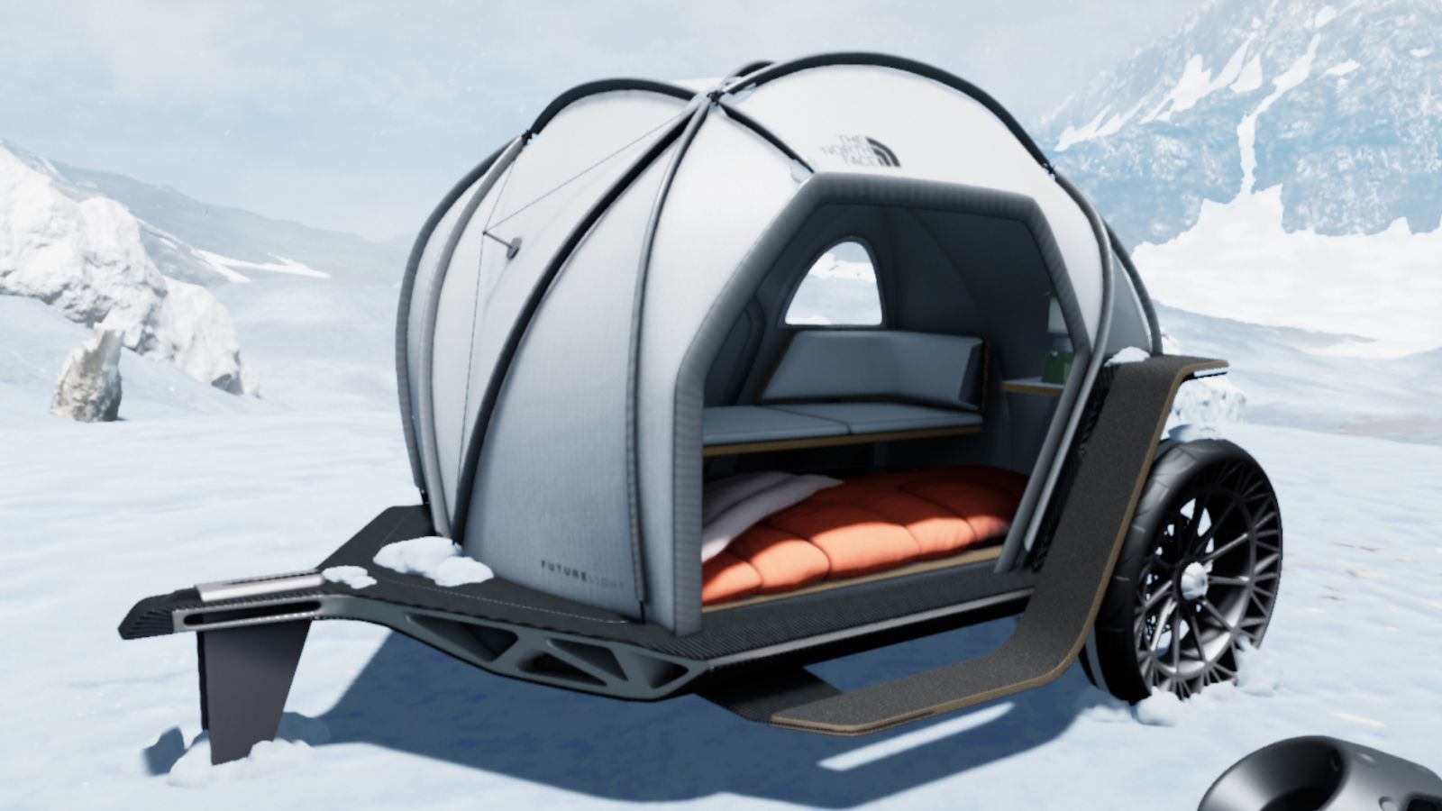 2019 red dot design concept award，Futurelight Camper，