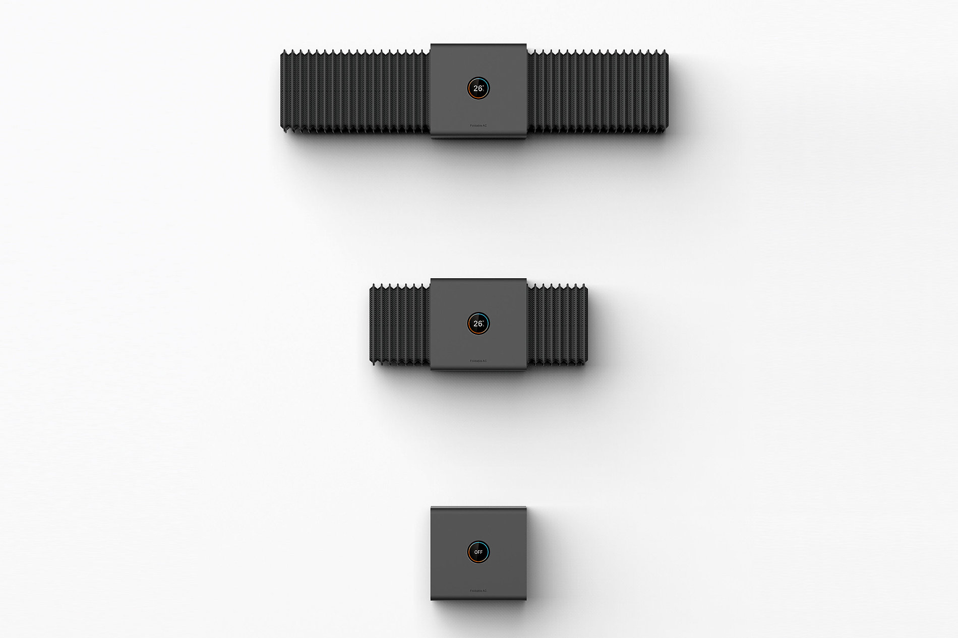 Folding air conditioner，Foldable AC，2019 red dot design concept award，