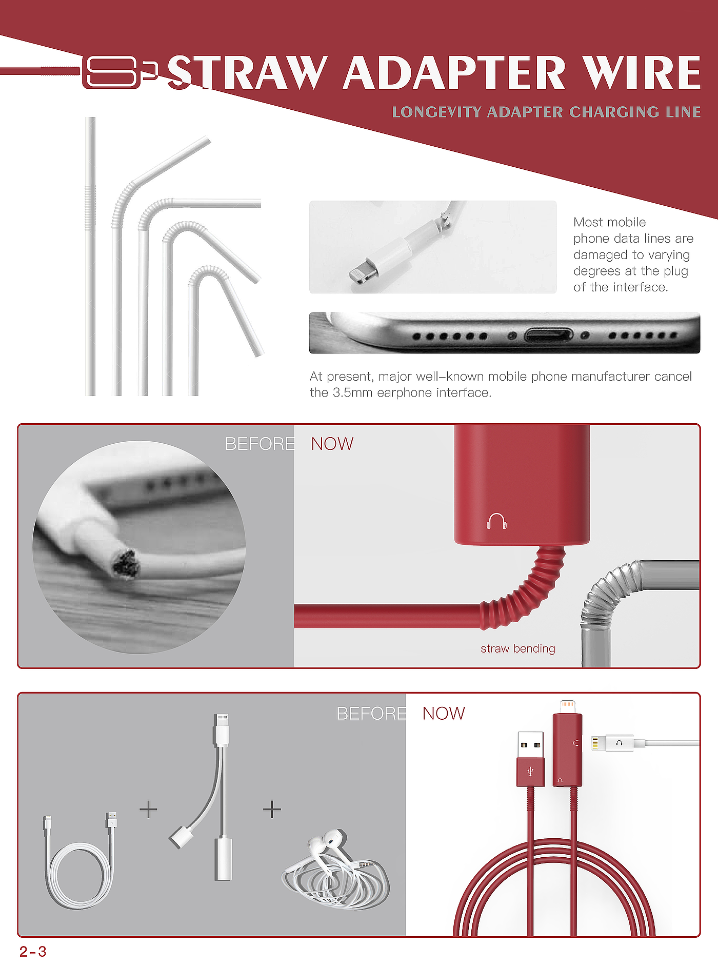 2019 red dot design concept award，Adapter，Charging Line，