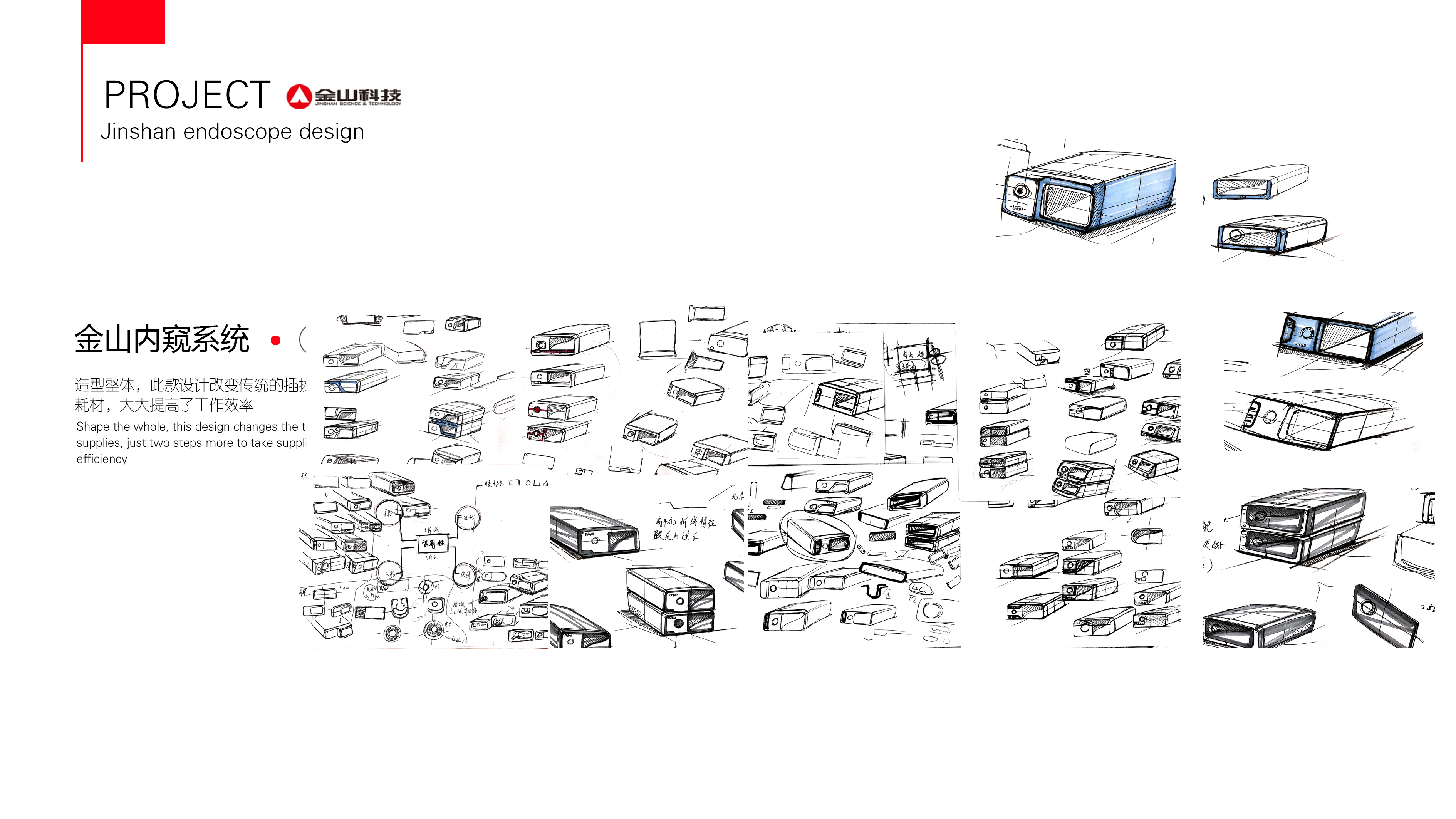 Whole process system design，Experience design，Endoscope，medical care，