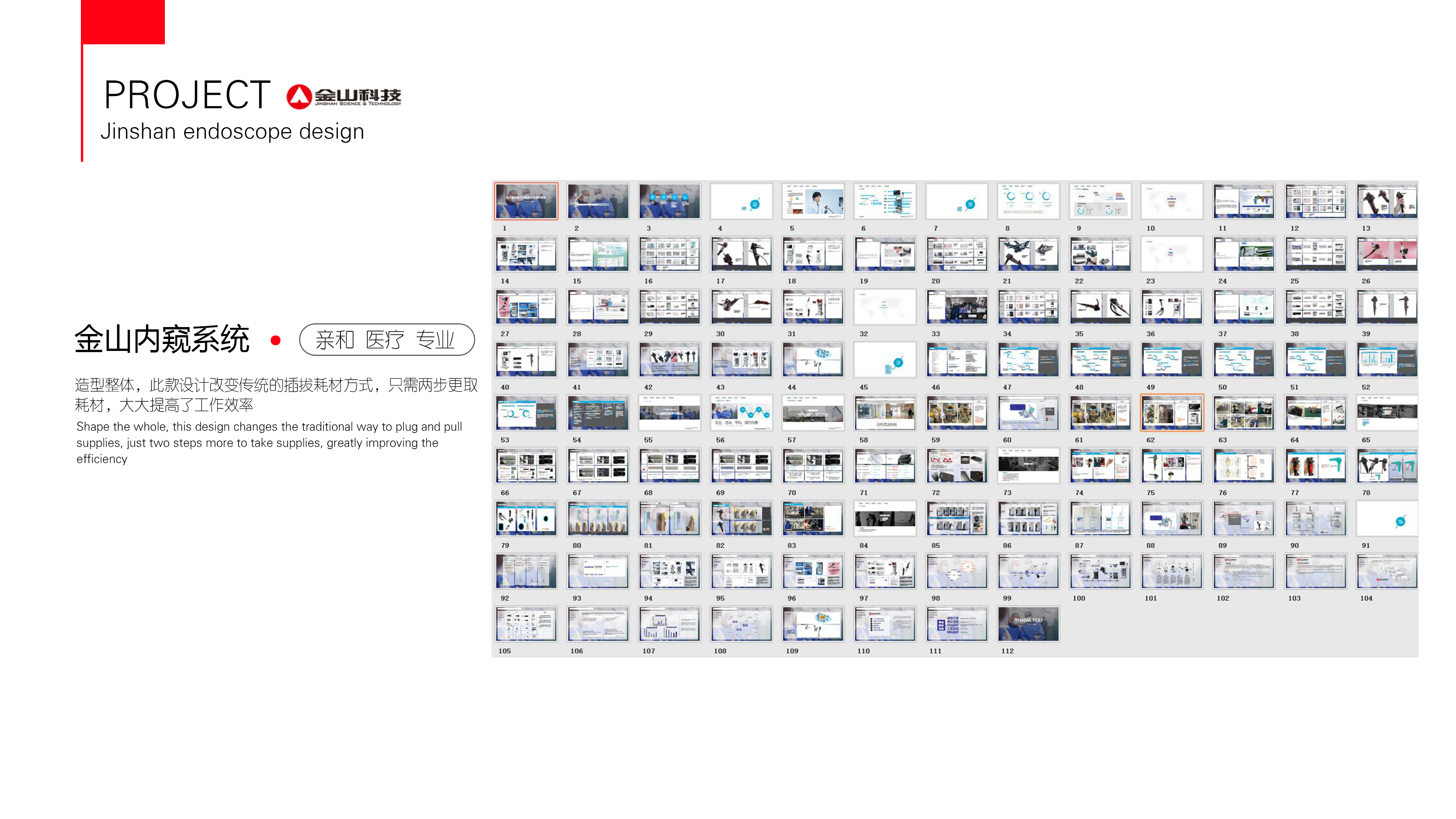 Whole process system design，Experience design，Endoscope，medical care，