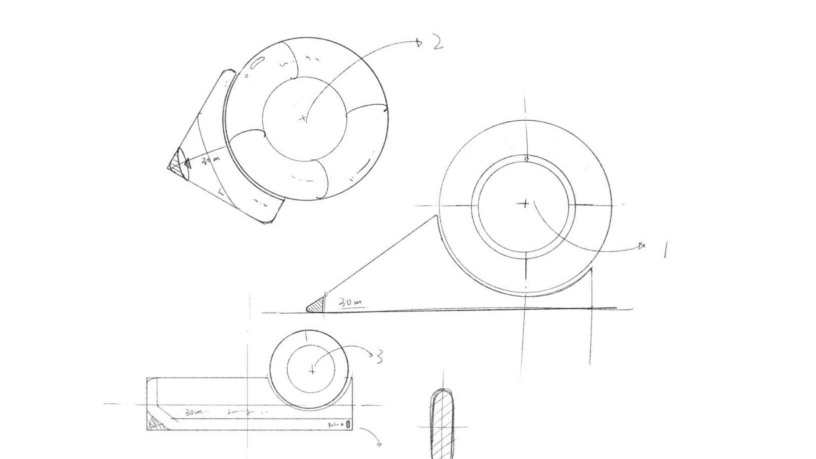 industrial design，Product modeling design，Stationery design，Simple design，Correction band design，