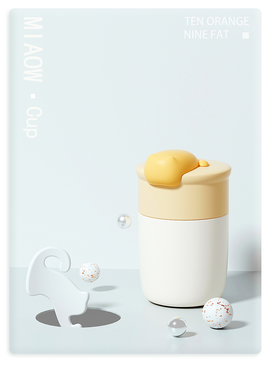 c4d，vacuum cup，Plastic cup，Daily Necessities，Water cup，
