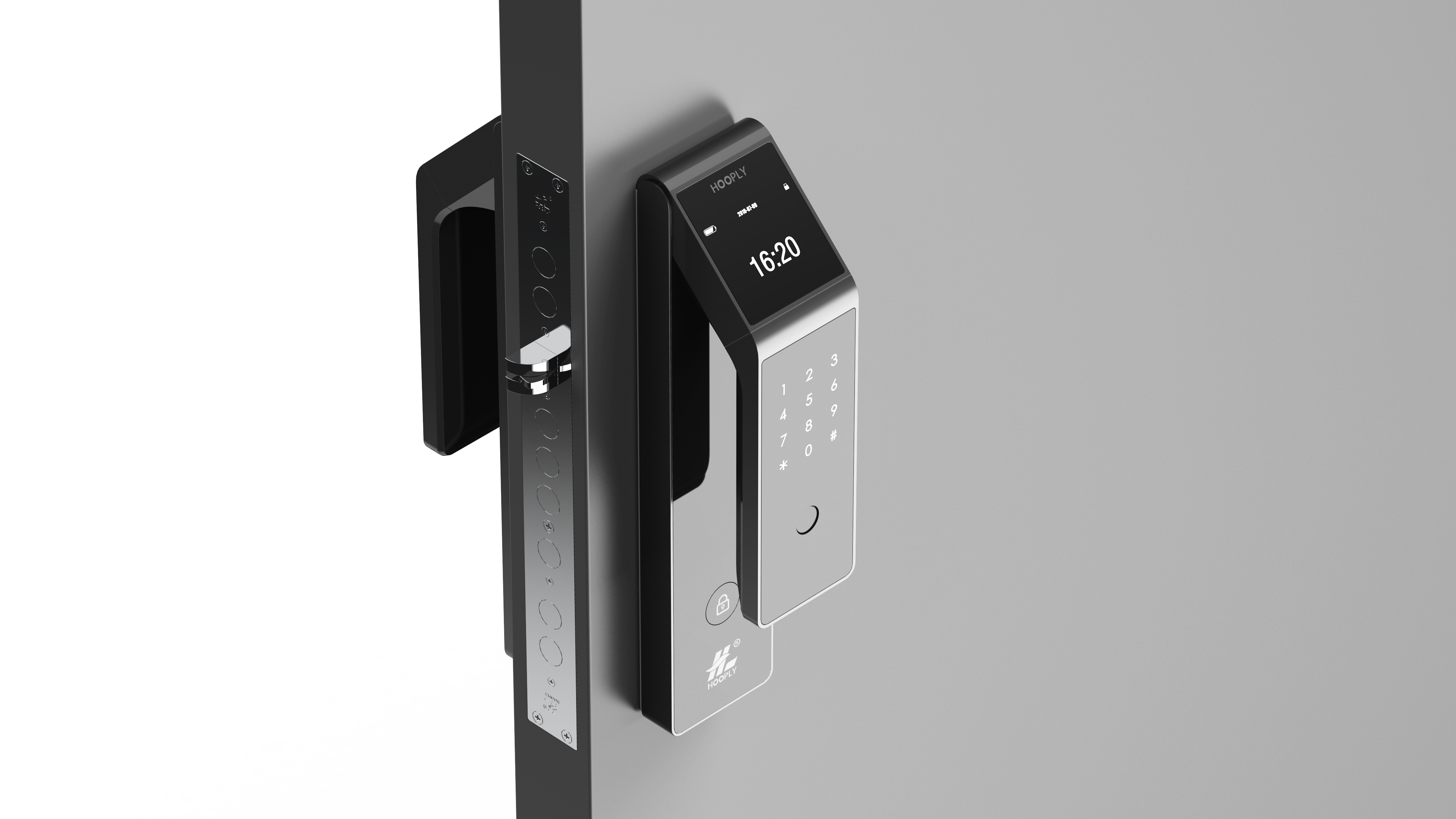 industrial design，Password lock，Intelligent lock，