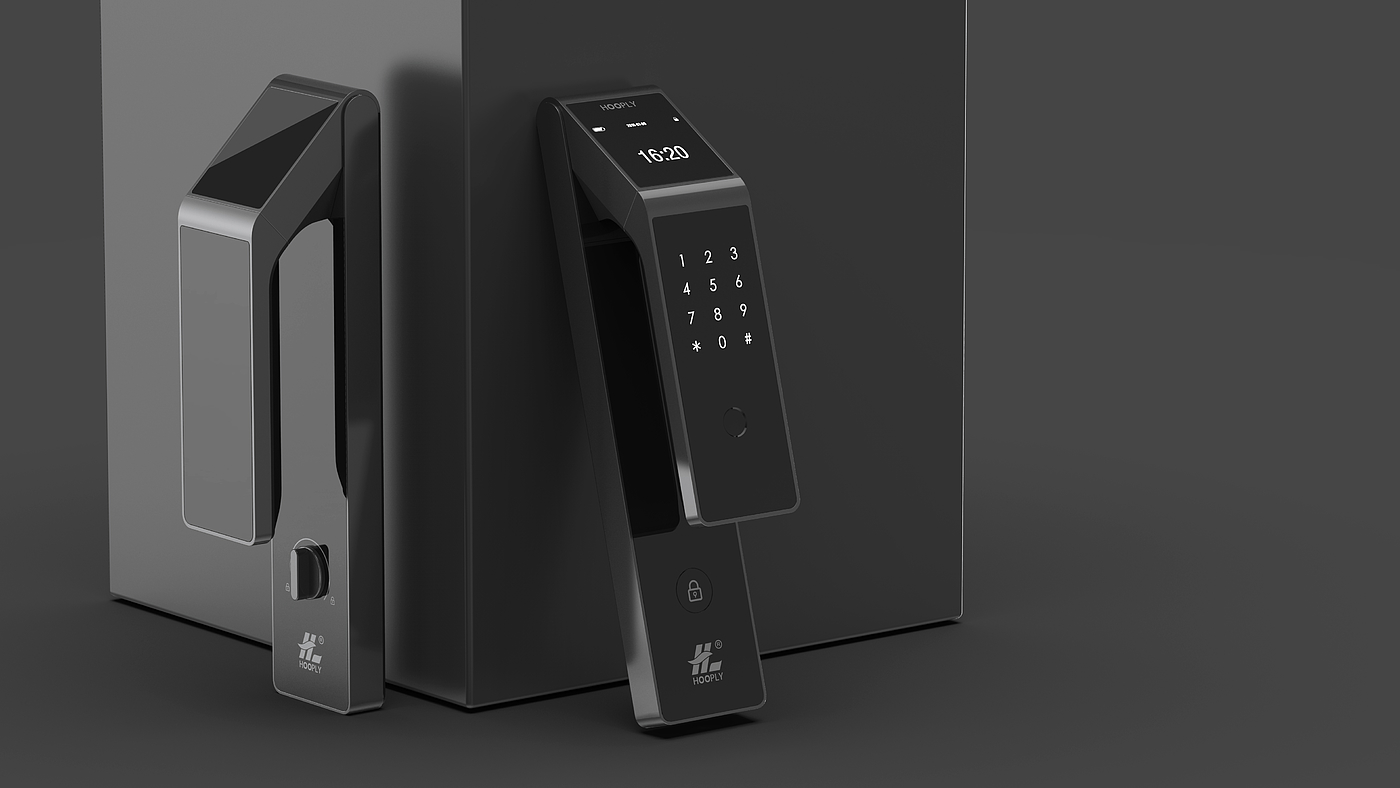industrial design，Password lock，Intelligent lock，