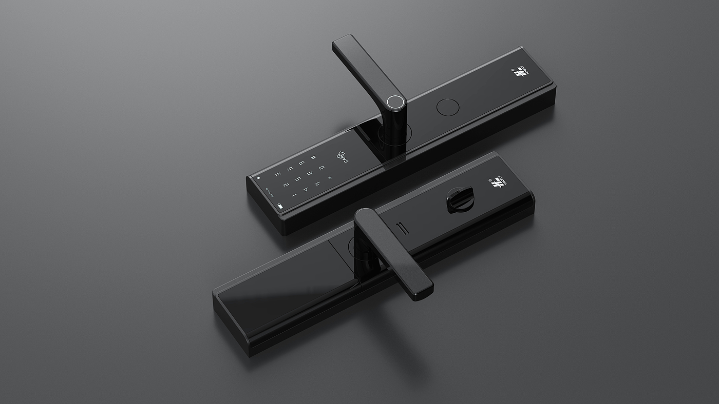 industrial design，Password lock，Intelligent lock，