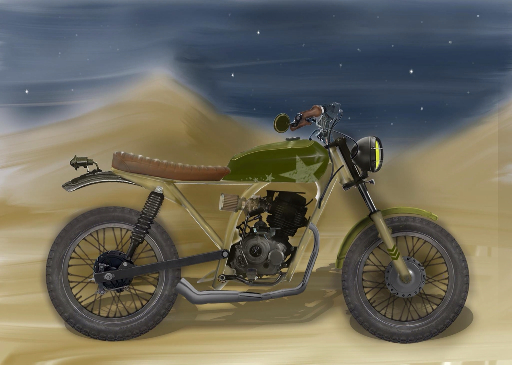 industrial design，intelligence，science and technology，design sketch，Motorcycle design，