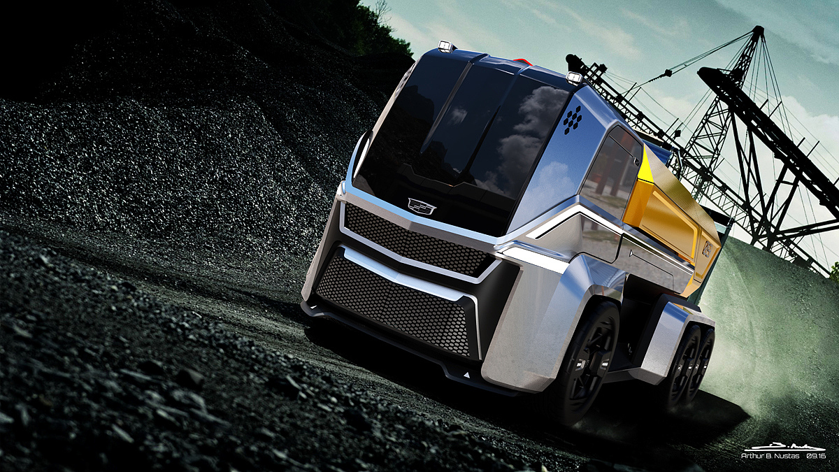 industrial design，Cadillac series，intelligence，science and technology，design sketch，Heavy vehicle，