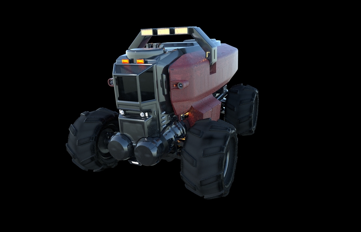 industrial design，intelligence，science and technology，truck，conceptual design，